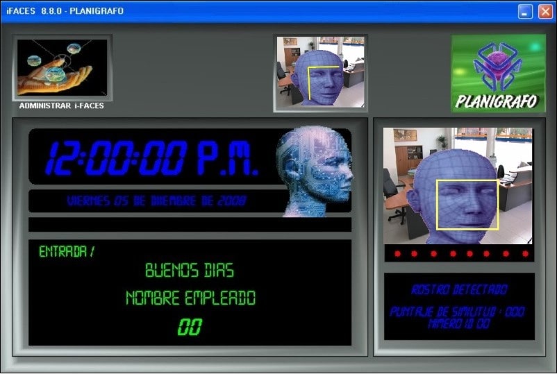 Nuevo Software i-Faces Planigrafo para el Control Biométrico de Acceso y Asistencia de Personal 