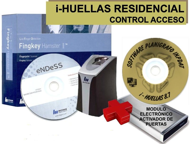 Contenido del Control Biométrico de Acceso y Asistencia i-Huellas Residencial